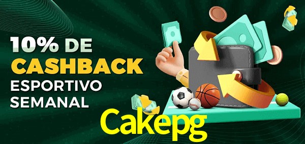 10% de bônus de cashback na Cakepg